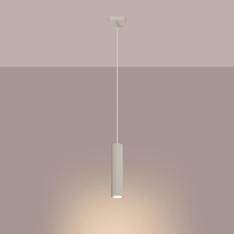 Lampe suspendue KARBON 1 beige