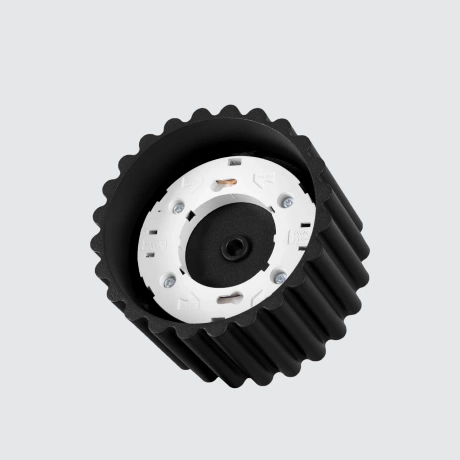 Plafonnier AURA 1 noir Gx53