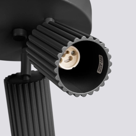 Plafonnier KARBON 3P noir