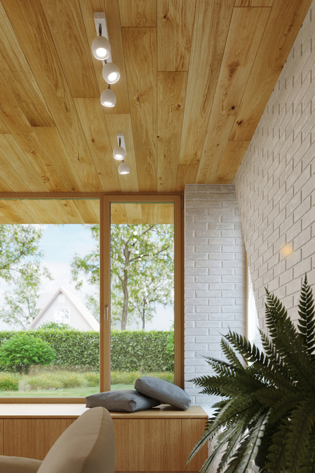 Plafond OCULARE 3 blanc + 3x ampoule LED GU-10 3000K Warm 7W 620lm