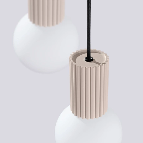 Lampe suspendue HALO 3P taupe