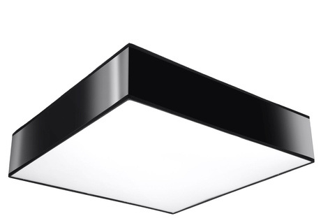 Plafond HORUS 45 BLACK + 3x ampoule LED E27 4000K Cold 7.5W 650lm