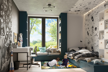 Applique VECTOR noir + 1X ampoule LED E27 3000K 7W 760lm