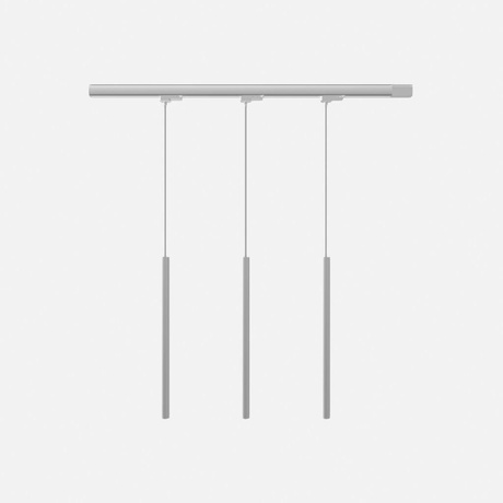 Lampe suspendue, 3 points, système de rail triphasé, PASTELO