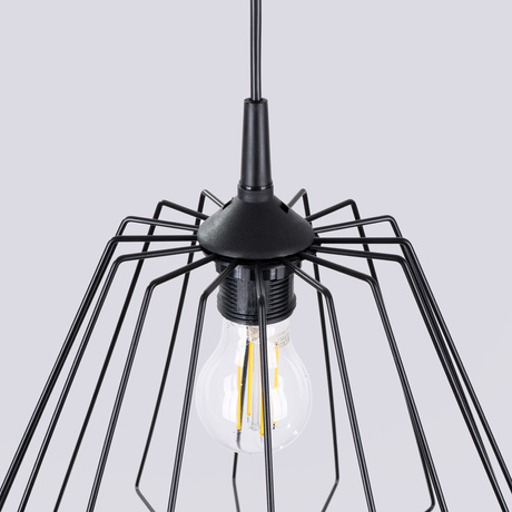 Lampe suspendue TRAPO noir