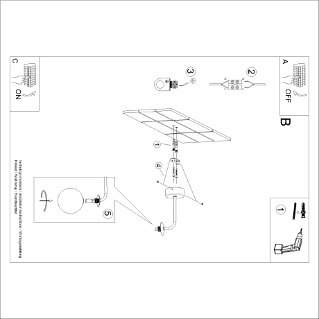 Applique ASTRAL 1 blanc