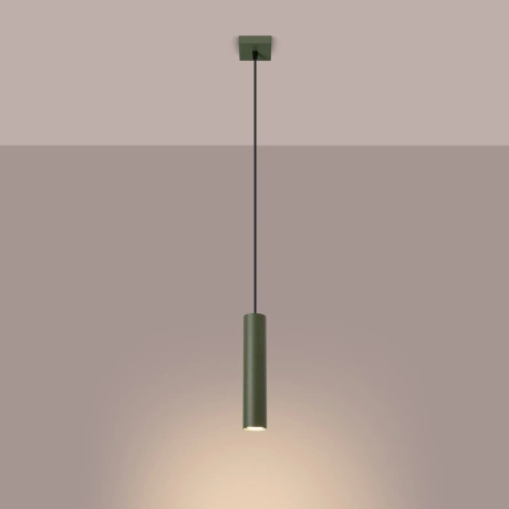 Lampe pendante LAGOS 1 vert olive