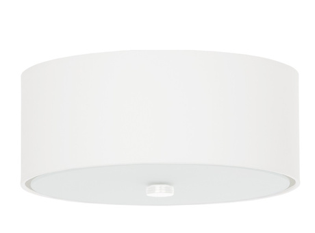 Plafond SKALA 30 blanc + 3x ampoule LED E27 3000K Warm 7.5W 620lm