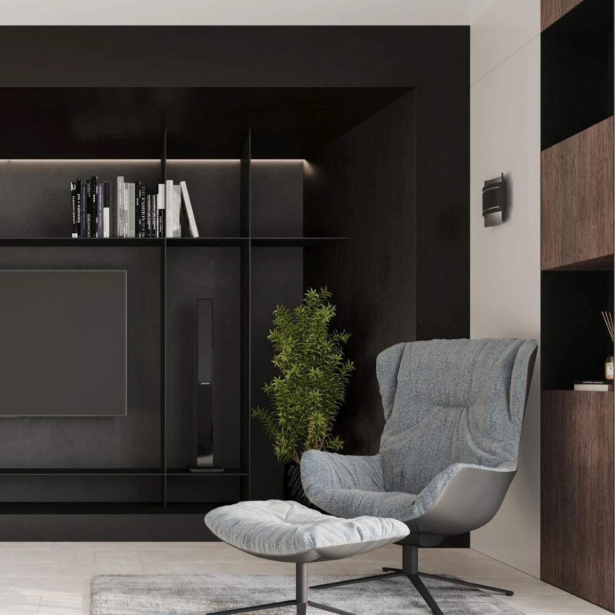 Applique HESTIA noir