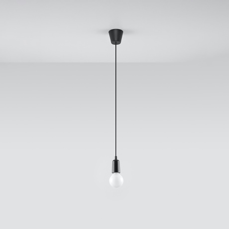 Lampe pendante DIEGO 1 noir