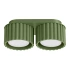 Plafonnier AURA 2 vert olive Gx53