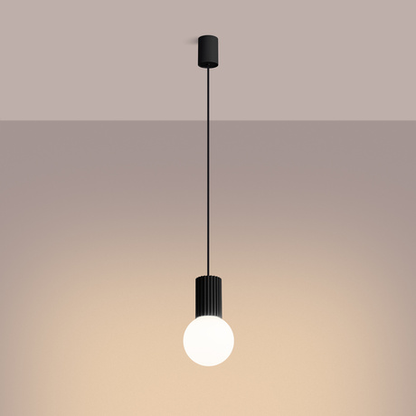 Lampe suspendue HALO 1 noir