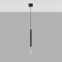 Lampe suspendue MOZAICA 1 noir/chrome