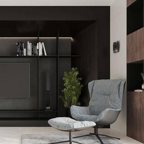 Applique HESTIA noire + 1x ampoule LED G9 3000K Warm 4.5W 510lm