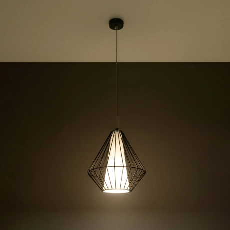 Lampe suspendue DEMI noir