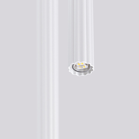 Lampe suspendue ARCHE 2P blanc