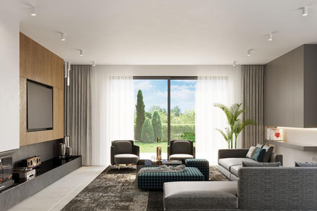 Plafond LAGOS 40 blanc + 1x ampoule LED GU-10 4000K Froid 7W 630lm