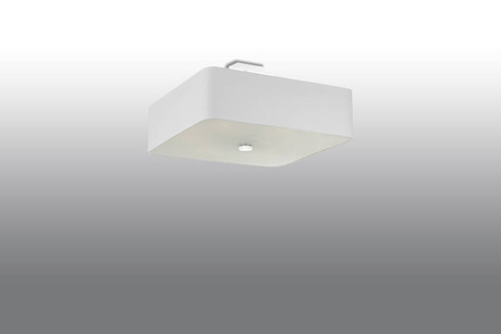 Plafond LOKKO 45 blanc + 5x ampoule LED E27 3000K Warm 7.5W 620lm