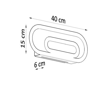 Applique SACCON blanc + 2x ampoule LED G9 3000K Warm 4.5W 510lm