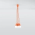 Lampe pendante DIEGO 5 orange