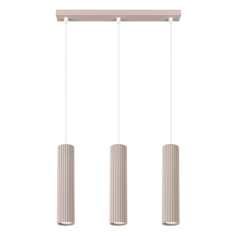 Lampe suspendue KARBON 3L taupe