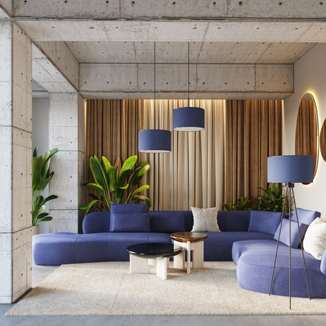 Lampadaire NEVIA marine