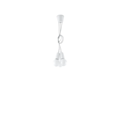 Lampe suspendue DIEGO 3 blanc