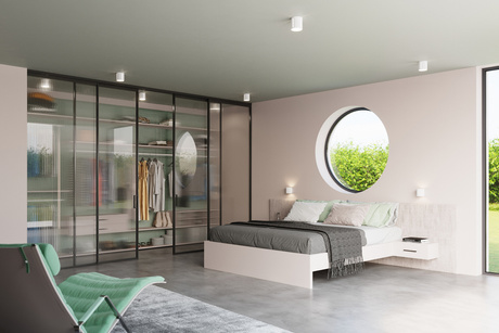 Plafond INEZ blanc + 1x ampoule LED G9 4000K Froid 4.5W 530lm