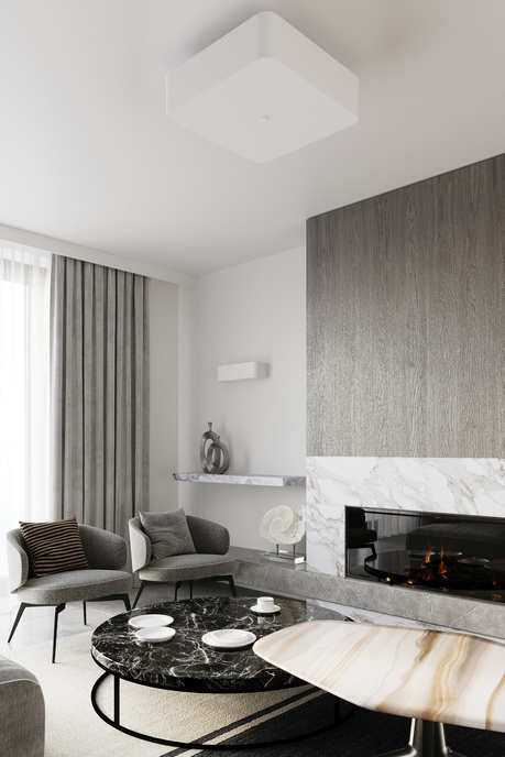 Applique LOKKO blanche + 2x ampoule LED E27 3000K Warm 7.5W 620lm