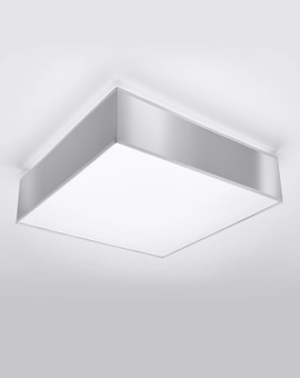 Plafond HORUS 35 GREY + 2x ampoule LED E27 3000K Warm 7.5W 620lm