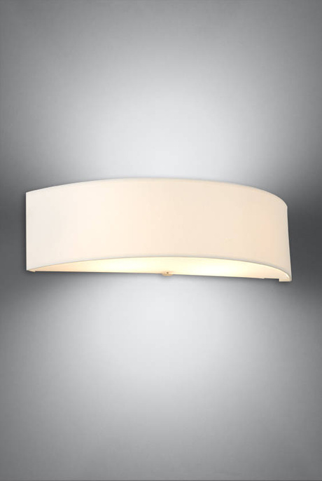 Applique SKALA blanc + 2x ampoule LED E27 4000K Froid 7.5W 650lm