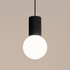 Lampe suspendue HALO 1 noir