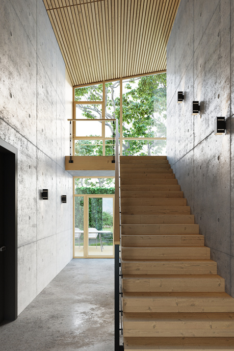 Applique BLOCCO noir + 1x ampoule LED G9 4000K Cold 4.5W 530lm