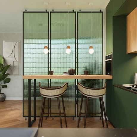 Lampe suspendue PEKKA 3P blanc/bois naturel