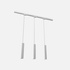 Lampe suspendue, 3 points, système de rail triphasé, LAGOS