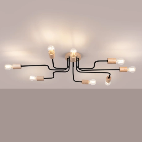 Lustre TIMBO 8 noir