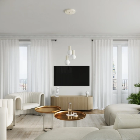 Lampe à poser HALO beige