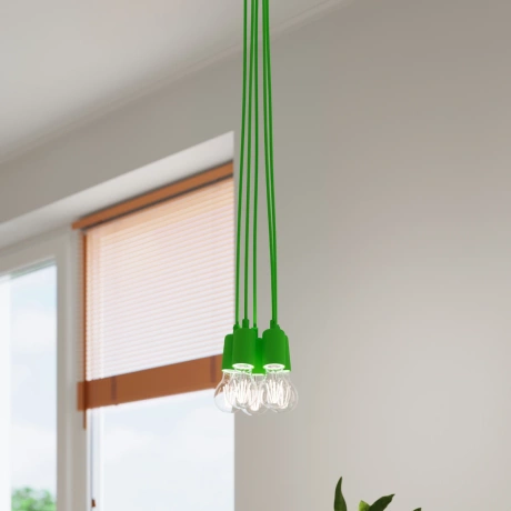 Lampe suspendue DIEGO 1 vert