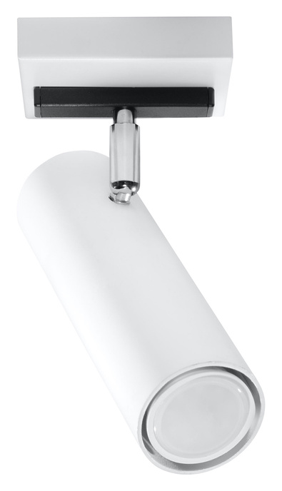 Plafond DIREZIONE 1 blanc + 1x ampoule LED GU-10 3000K Warm 7W 620lm