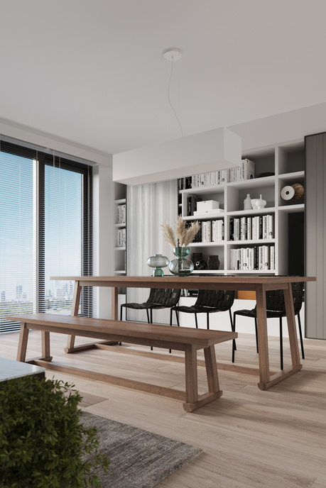 Lustre SANTA BIS 80 blanc + 3x ampoule LED E27 3000K Warm 7.5W 620lm