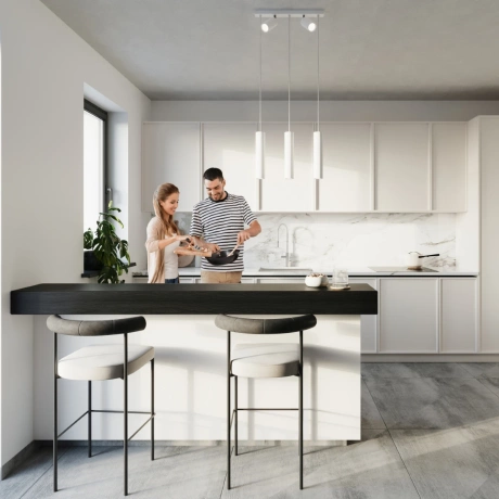 Lampe suspendue RING 3 blanc