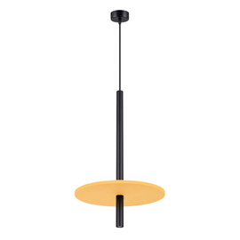 Lampe suspendue FELTRO 1 noir/jaune