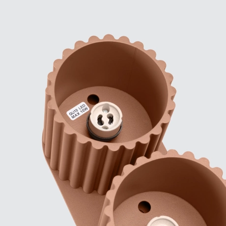 Plafonnier AURA 2 moka GU10