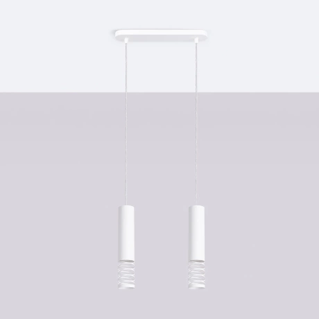 Lampe suspendue LAMI 2 blanc