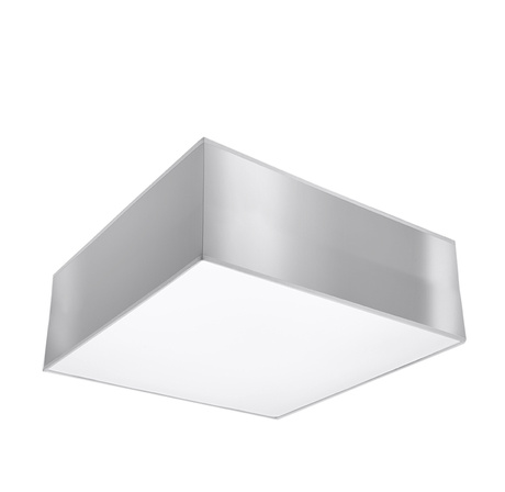 Plafond HORUS 25 GREY + 1x ampoule LED E27 3000K Warm 7.5W 620lm