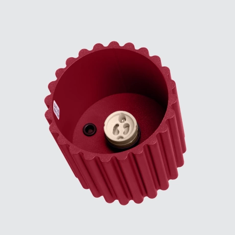 Plafonnier AURA 1 bordeaux GU10