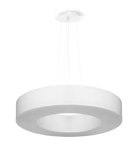 Lustre SATURNO SILM 50 blanc + 5x ampoule LED E27 3000K Warm 7.5W 620lm
