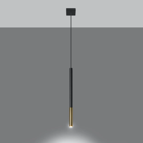 Lampe suspendue MOZAICA 1 noir/doré