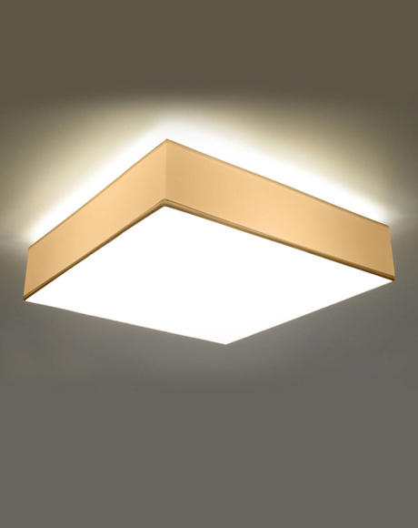 Plafond HORUS 45 BLANC + 3x ampoule LED E27 3000K Warm 7.5W 620lm