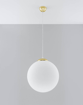 Lampe suspendue UGO 40 Gold + 1x ampoule LED E27 3000K Warm 7,5W 620lm